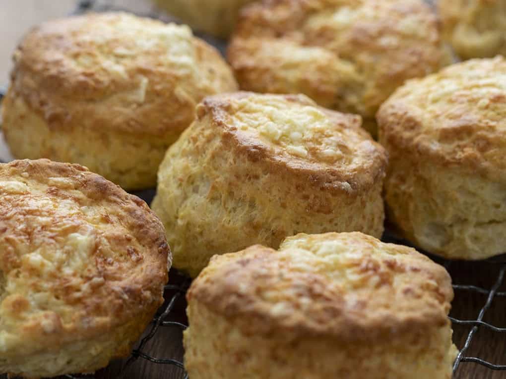 Fine Cheesemakers of Scotland-St Andrews Farhouse's famous Cheese scones recipe by Jane Stewart.