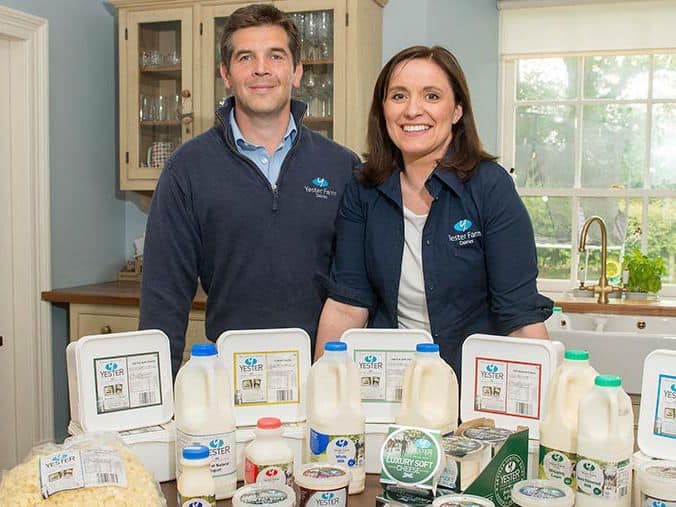 Simon and Jackie McCreery of YesterFarm Dairies