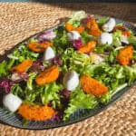 Fine Cheesemakers of Scotland - Grilled Apricot and Buffalo Farm Mozzarella Pearl Salad